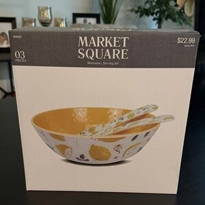 Yellow Melamine Serving Set